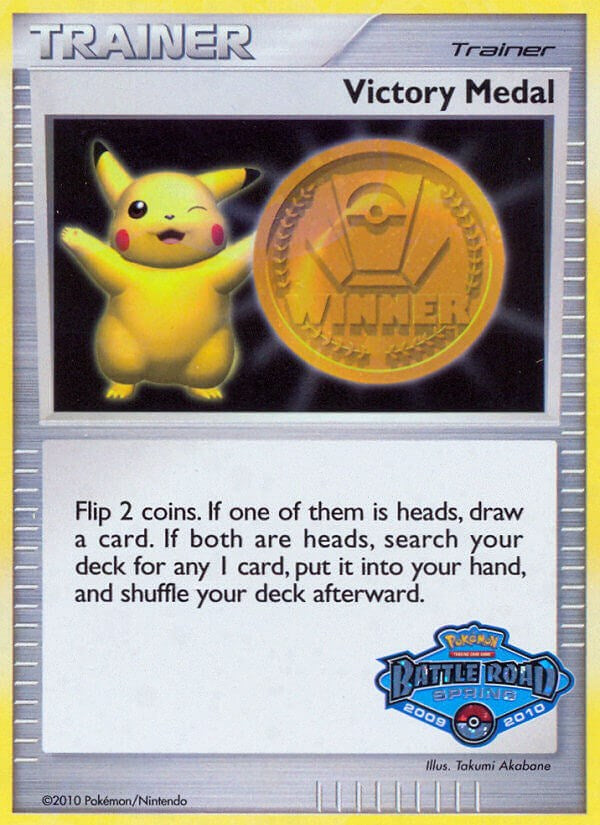 Victory Medal (2009-2010) (Battle Road Spring) [League & Championship Cards] | Mindsight Gaming