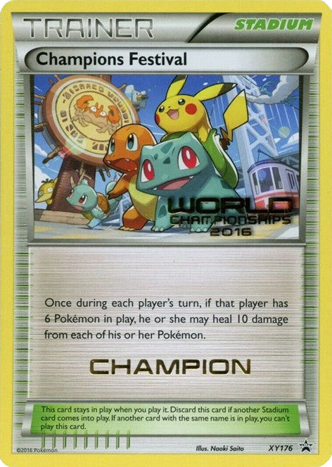 Champions Festival (XY176) (2016 Champion) [XY: Black Star Promos] | Mindsight Gaming