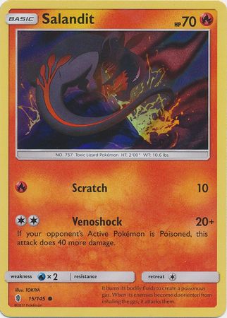 Salandit (15/145) (Collection Promo) [Sun & Moon: Guardians Rising] | Mindsight Gaming