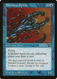 Sibilant Spirit (Oversized) [Oversize Cards] | Mindsight Gaming