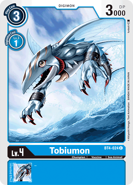 Tobiumon [BT4-024] [Great Legend] | Mindsight Gaming