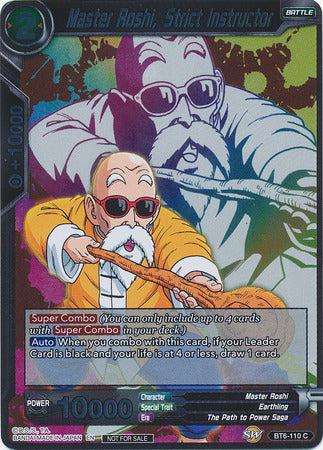 Master Roshi, Strict Instructor (Event Pack 4) (BT6-110) [Promotion Cards] | Mindsight Gaming