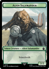 Alien // Alien Salamander Double-Sided Token [Doctor Who Tokens] | Mindsight Gaming