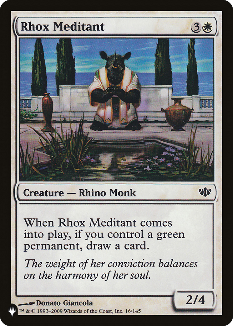 Rhox Meditant [The List Reprints] | Mindsight Gaming