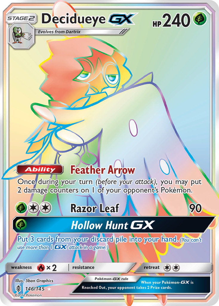 Decidueye GX (146/145) [Sun & Moon: Guardians Rising] | Mindsight Gaming