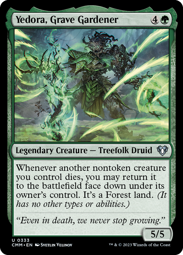 Yedora, Grave Gardener [Commander Masters] | Mindsight Gaming