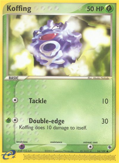 Koffing (54/109) [EX: Ruby & Sapphire] | Mindsight Gaming