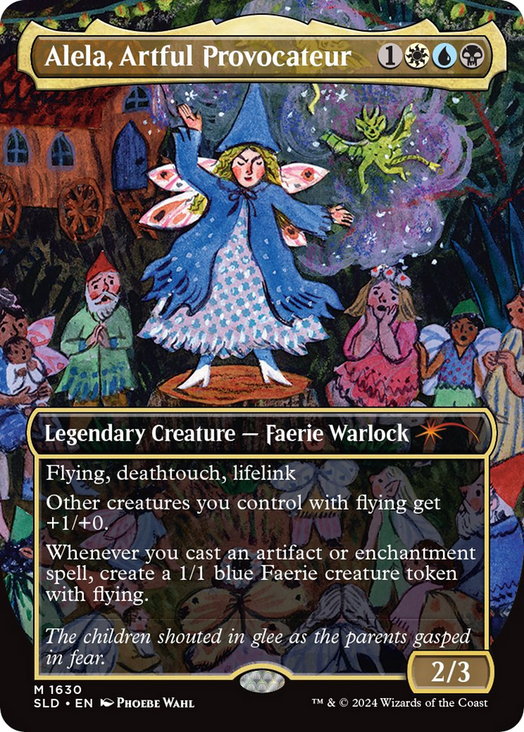 Alela, Artful Provocateur (1630) (Rainbow Foil) [Secret Lair Drop Series] | Mindsight Gaming