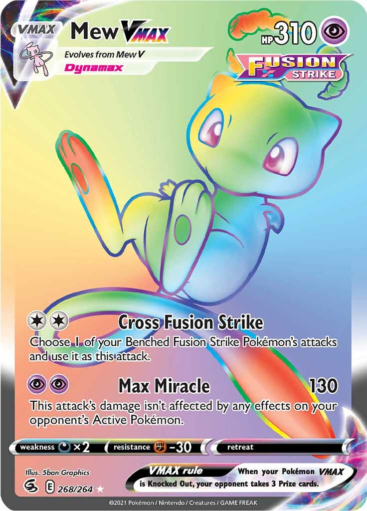 Mew VMAX (268/264) [Sword & Shield: Fusion Strike] | Mindsight Gaming