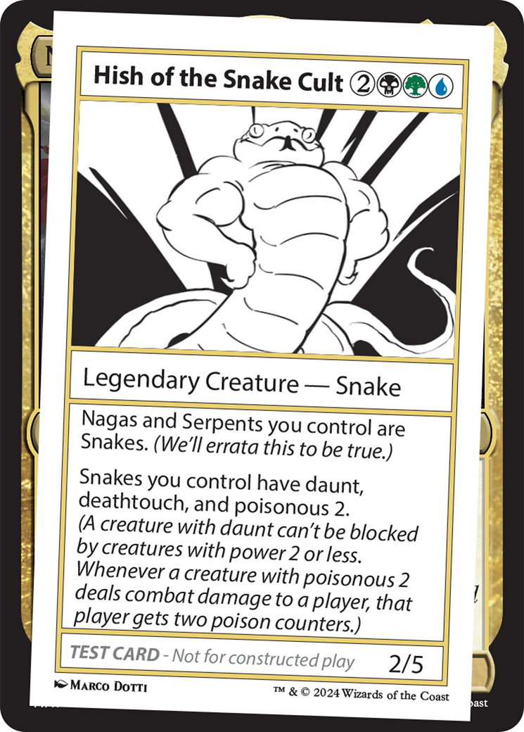 Hish of the Snake Cult [Mystery Booster 2 Playtest Cards] | Mindsight Gaming