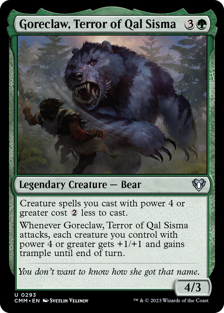 Goreclaw, Terror of Qal Sisma [Commander Masters] | Mindsight Gaming