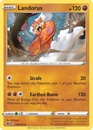 Landorus (148/264) (Cosmos Holo) [Sword & Shield: Fusion Strike] | Mindsight Gaming