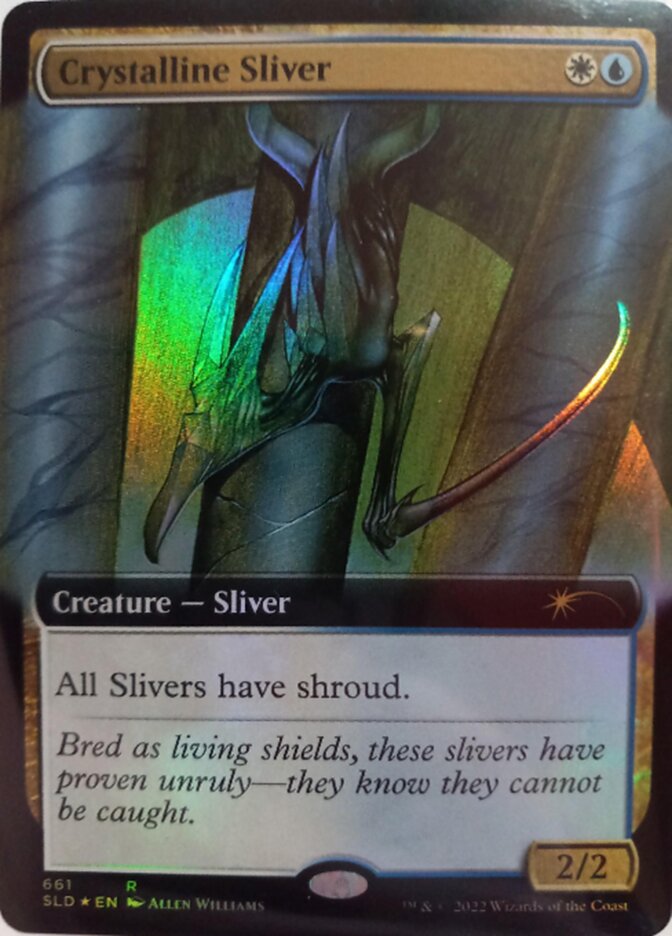 Crystalline Sliver (Extended Art) [Secret Lair Drop Promos] | Mindsight Gaming