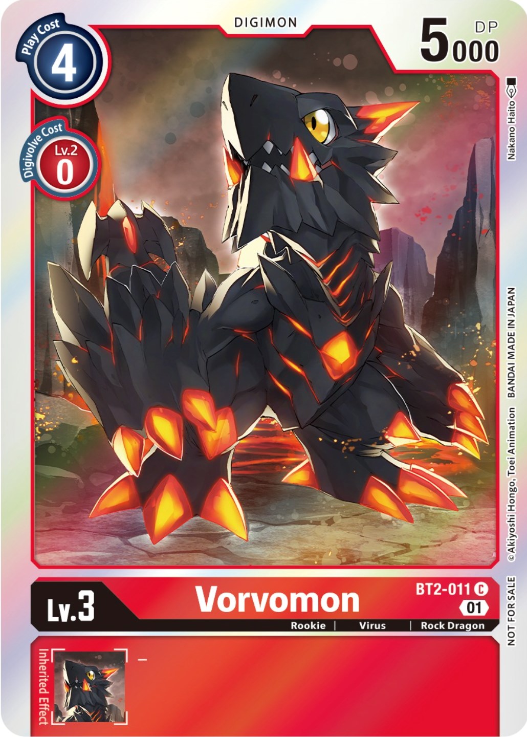 Vorvomon [BT2-011] (ST-11 Special Entry Pack) [Release Special Booster Promos] | Mindsight Gaming