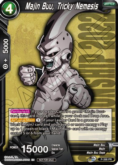 Majin Buu, Tricky Nemesis (P-398) [Promotion Cards] | Mindsight Gaming