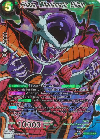 Frieza, Charismatic Villain (SPR) (BT10-075) [Rise of the Unison Warrior 2nd Edition] | Mindsight Gaming