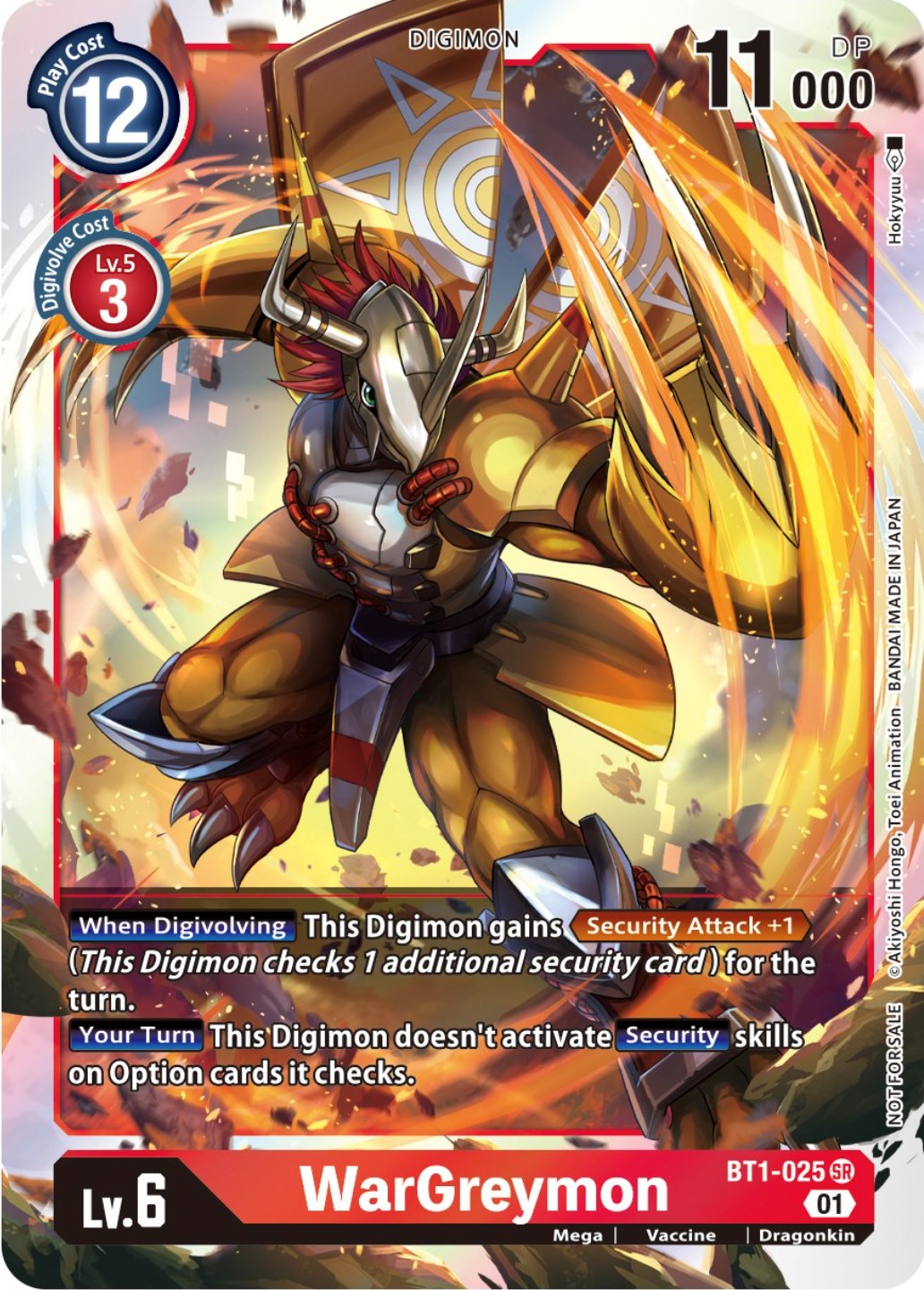 WarGreymon [BT1-025] (ST-11 Special Entry Pack) [Release Special Booster Promos] | Mindsight Gaming