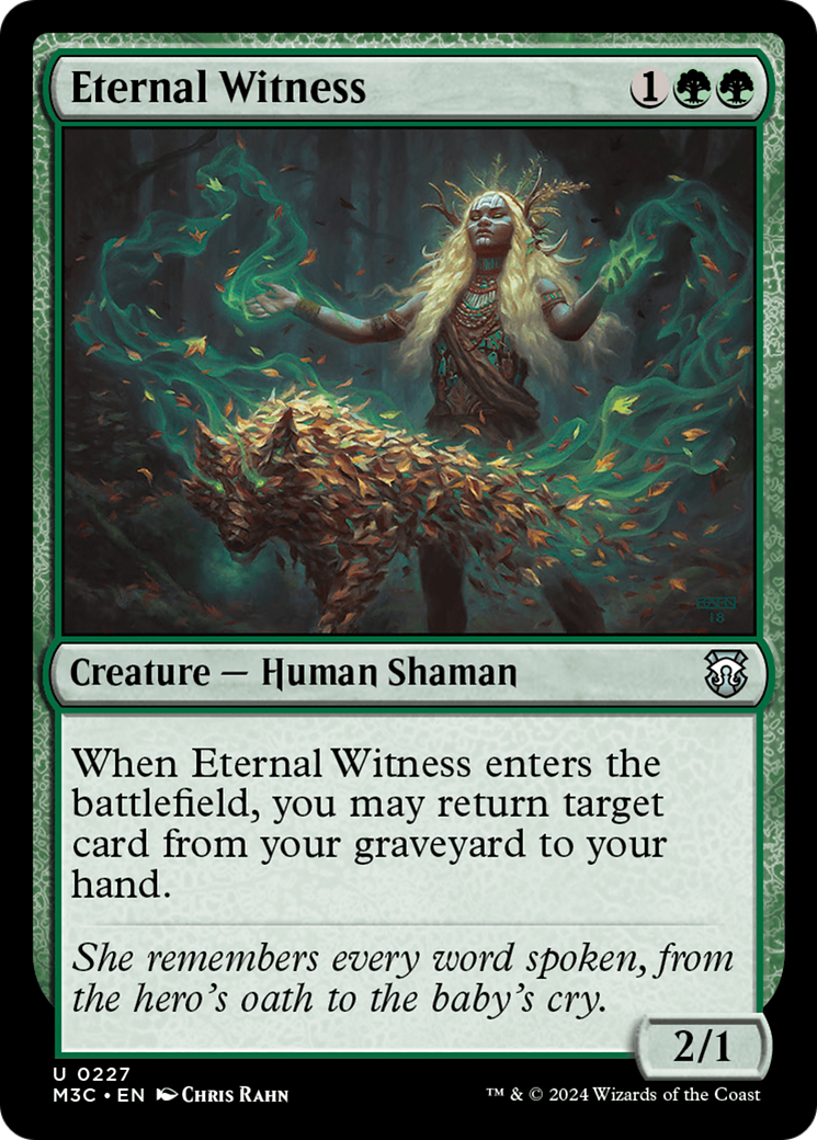 Eternal Witness [Modern Horizons 3 Commander] | Mindsight Gaming