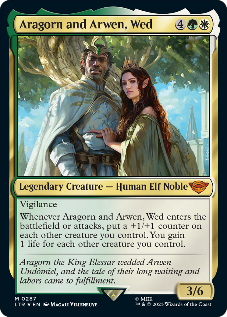 Aragorn and Arwen, Wed [The Lord of the Rings: Tales of Middle-Earth] | Mindsight Gaming