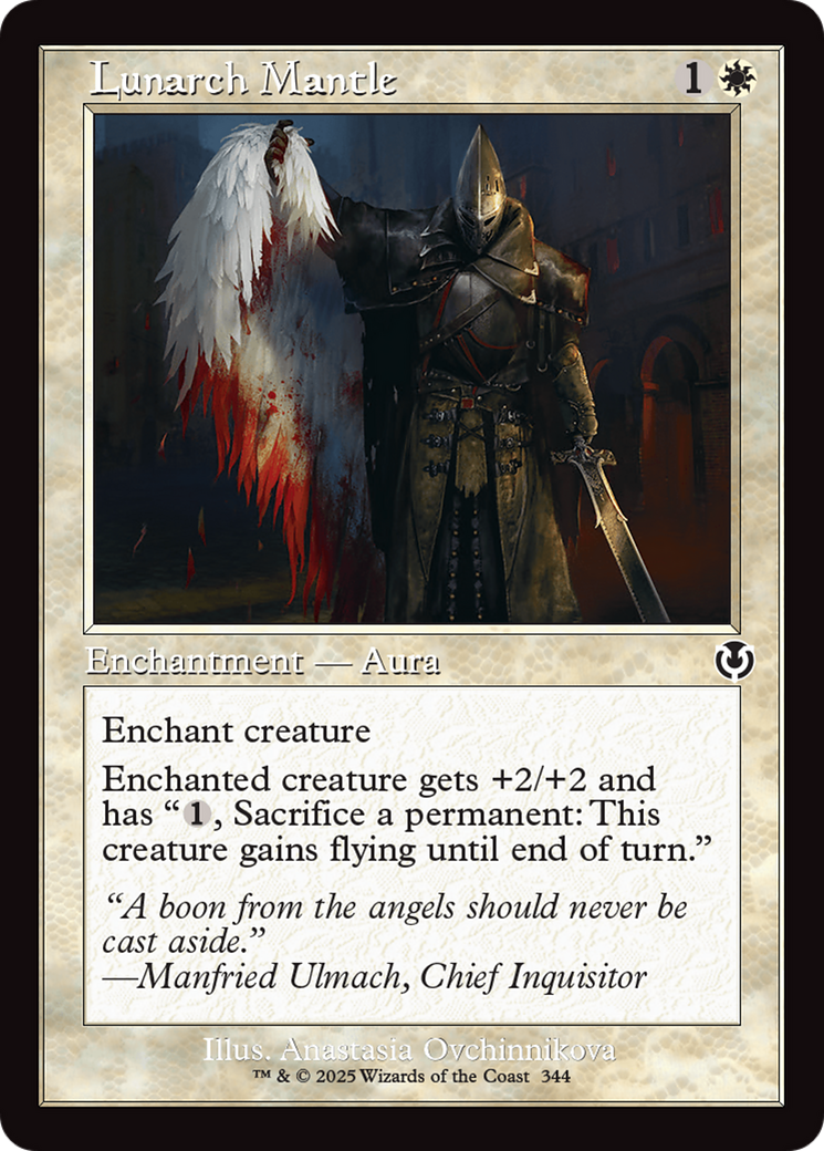 Lunarch Mantle (Retro Frame) [Innistrad Remastered] | Mindsight Gaming