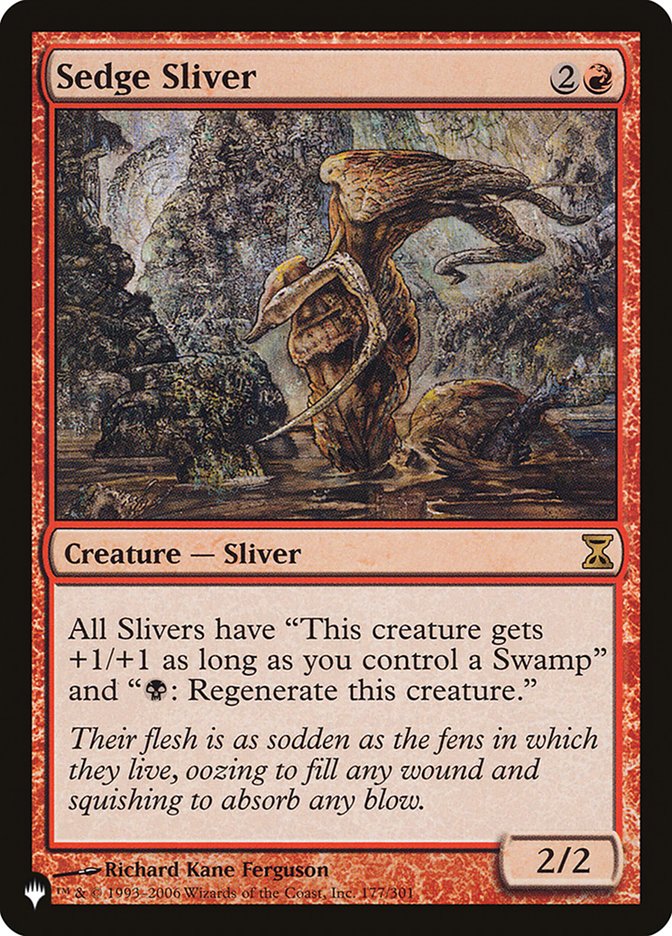 Sedge Sliver [The List] | Mindsight Gaming