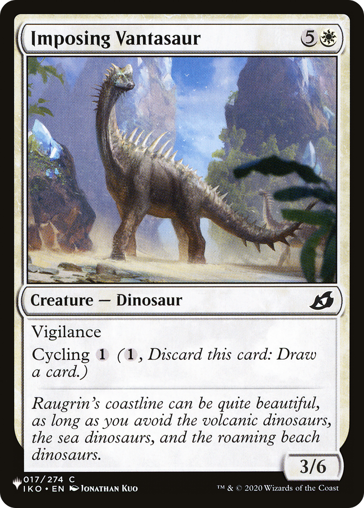 Imposing Vantasaur [The List Reprints] | Mindsight Gaming