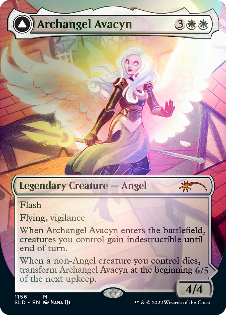 Archangel Avacyn // Avacyn, the Purifier (Borderless) [Secret Lair: From Cute to Brute] | Mindsight Gaming