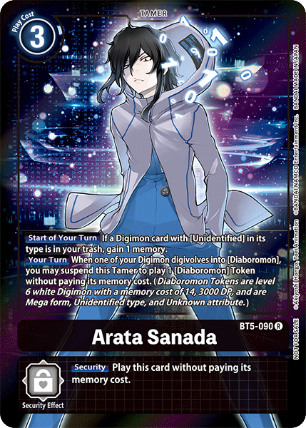 Arata Sanada [BT5-090] (Buy-A-Box Promo) [Battle of Omni Promos] | Mindsight Gaming