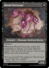 Visage of Dread // Dread Osseosaur [The Lost Caverns of Ixalan] | Mindsight Gaming