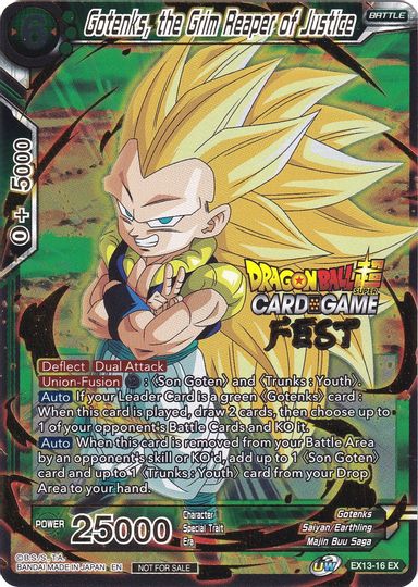 Gotenks, the Grim Reaper of Justice (Card Game Fest 2022) (EX13-16) [Tournament Promotion Cards] | Mindsight Gaming