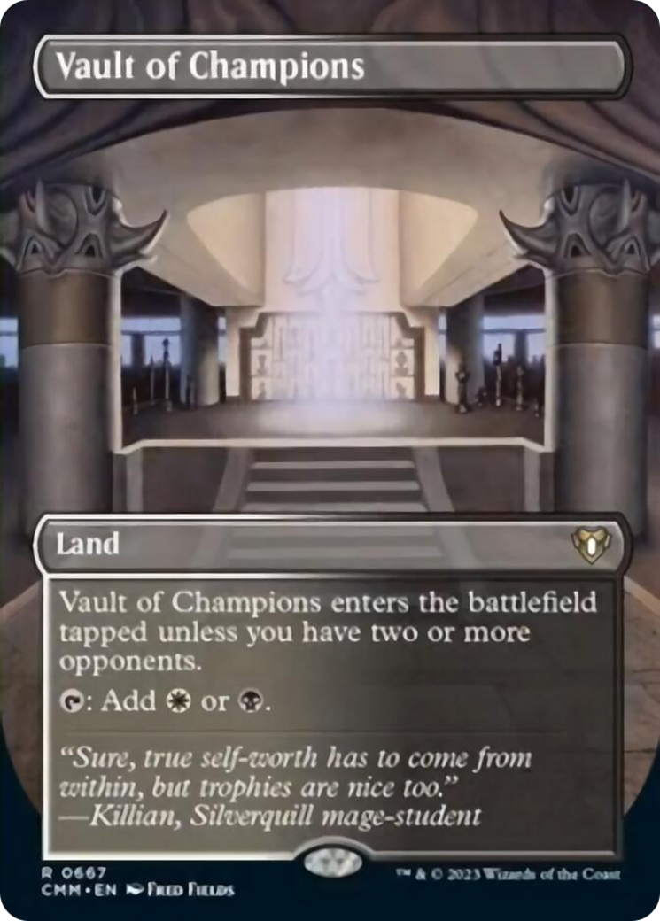 Vault of Champions (Borderless Alternate Art) [Commander Masters] | Mindsight Gaming