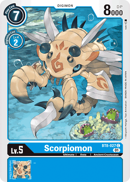 Scorpiomon [BT8-027] [New Awakening] | Mindsight Gaming