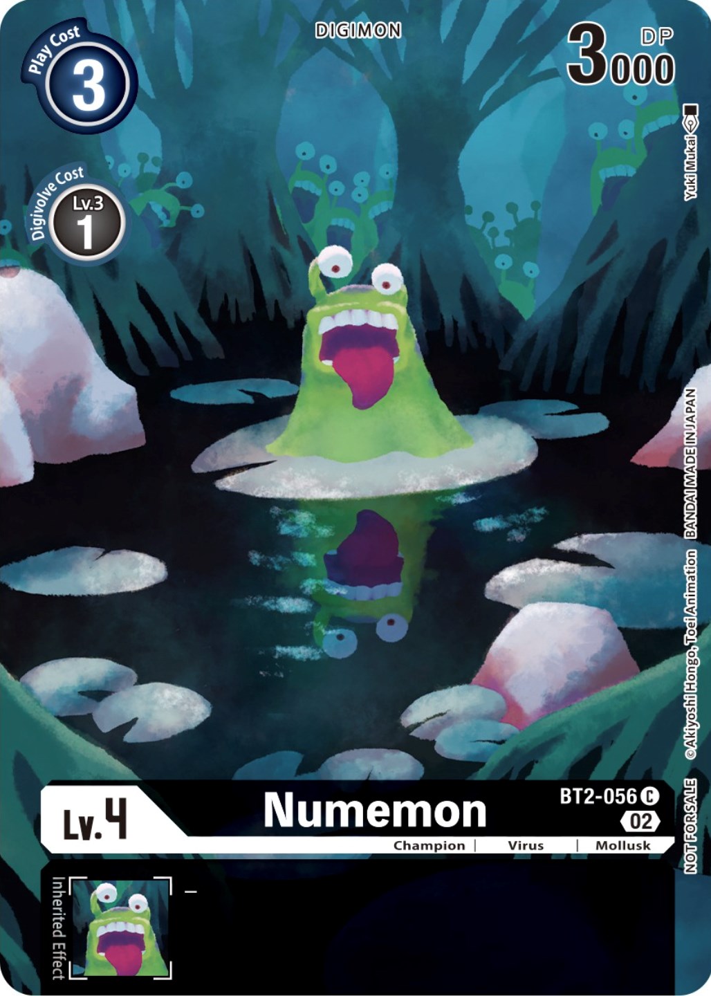 Numemon [BT2-056] (Digimon Illustration Competition Promotion Pack) [Release Special Booster Promos] | Mindsight Gaming