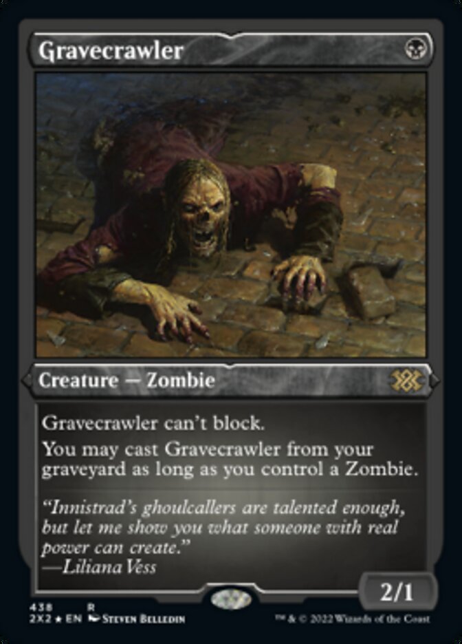 Gravecrawler (Foil Etched) [Double Masters 2022] | Mindsight Gaming