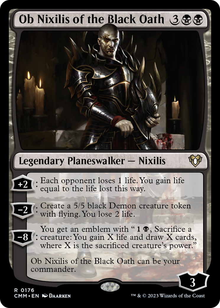 Ob Nixilis of the Black Oath [Commander Masters] | Mindsight Gaming