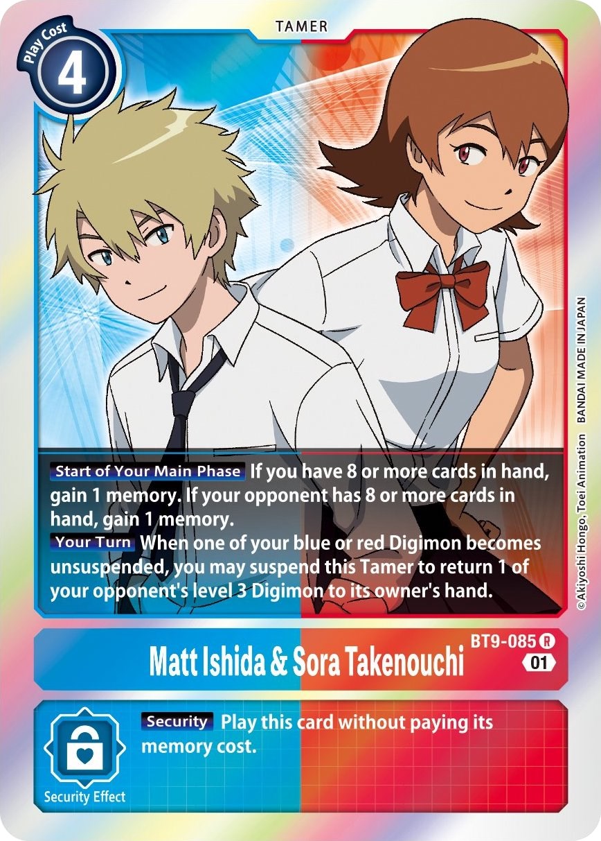 Matt Ishida & Sora Takenouchi [BT9-085] [X Record] | Mindsight Gaming