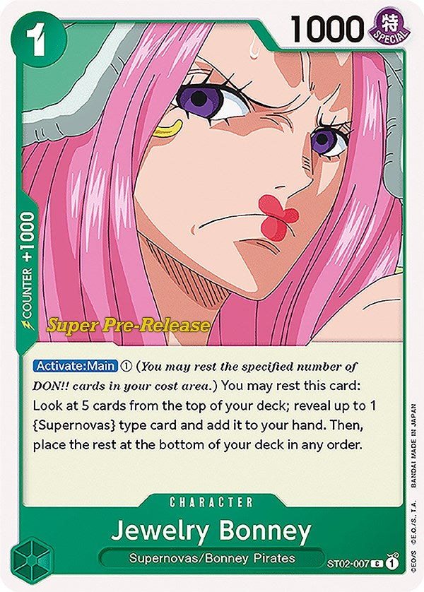 Jewelry Bonney [Super Pre-Release Starter Deck: Worst Generation] | Mindsight Gaming