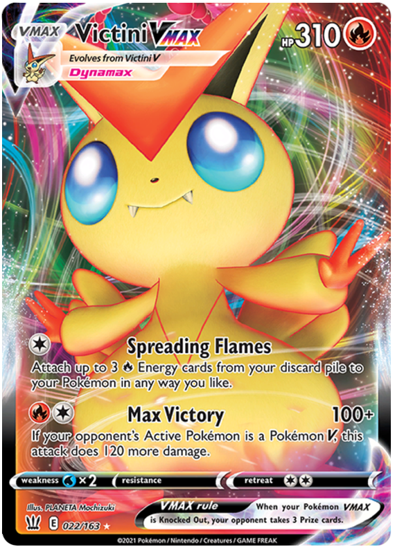 Victini VMAX (022/163) [Sword & Shield: Battle Styles] | Mindsight Gaming