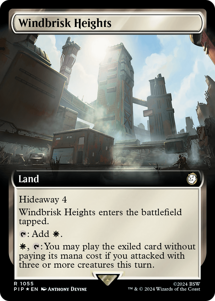 Windbrisk Heights (Extended Art) (Surge Foil) [Fallout] | Mindsight Gaming