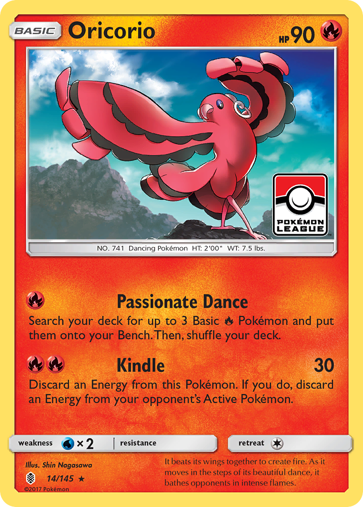 Oricorio (14/145) [Sun & Moon: Guardians Rising] | Mindsight Gaming