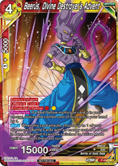 Beerus, Divine Destroyer's Advent (Zenkai Series Tournament Pack Vol.2) (P-452) [Tournament Promotion Cards] | Mindsight Gaming