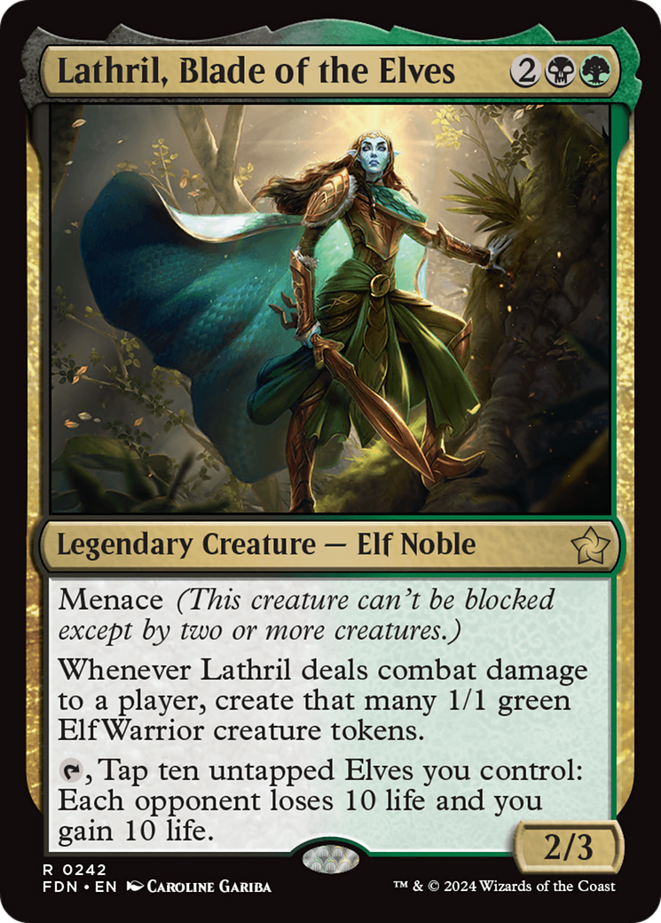 Lathril, Blade of the Elves [Foundations] | Mindsight Gaming