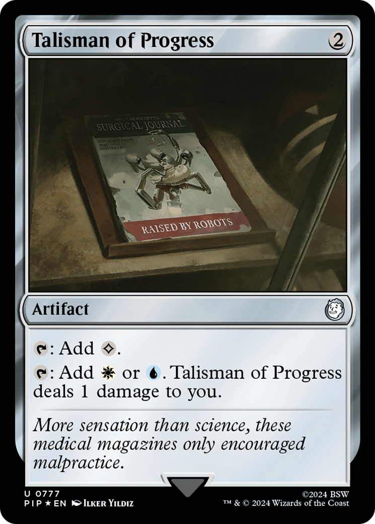 Talisman of Progress (Surge Foil) [Fallout] | Mindsight Gaming