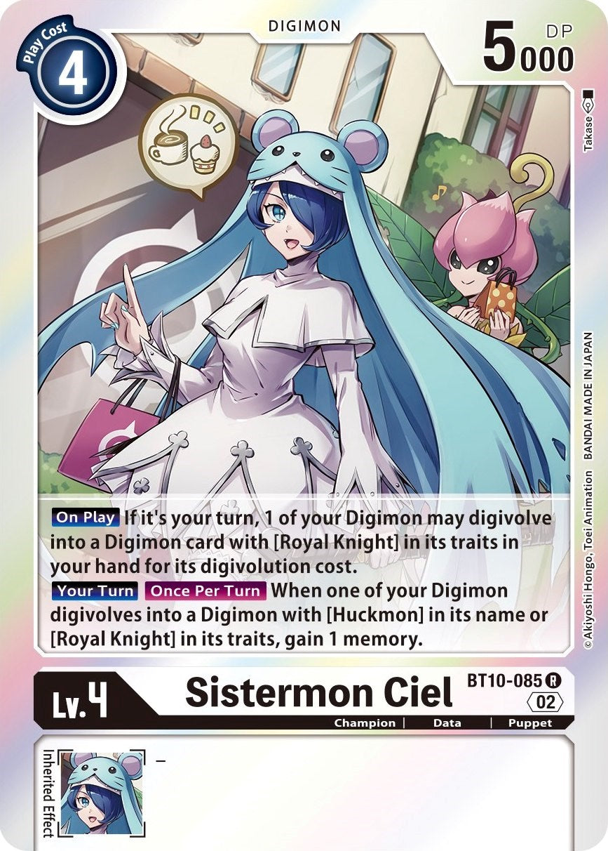 Sistermon Ciel [BT10-085] [Xros Encounter] | Mindsight Gaming