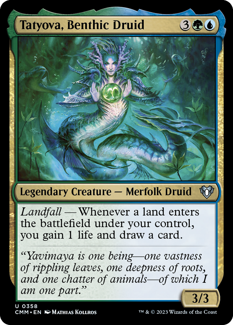 Tatyova, Benthic Druid [Commander Masters] | Mindsight Gaming