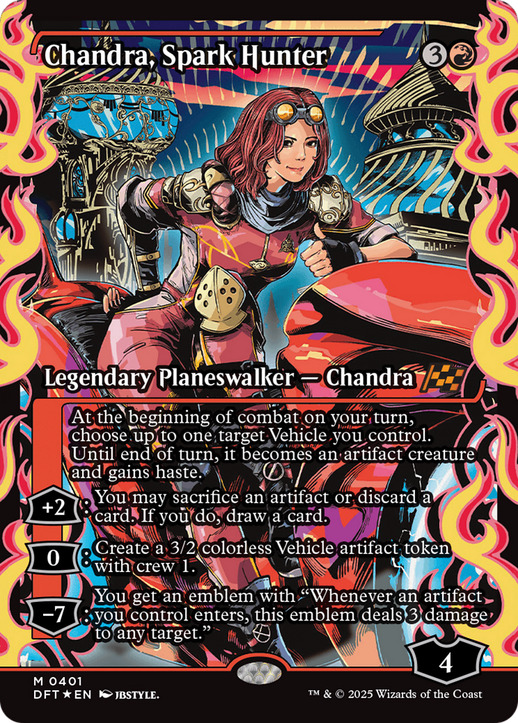 Chandra, Spark Hunter (Showcase) [Aetherdrift] | Mindsight Gaming