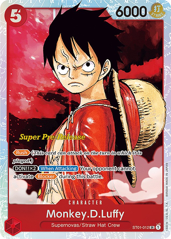 Monkey.D.Luffy (012) [Super Pre-Release Starter Deck: Straw Hat Crew] | Mindsight Gaming