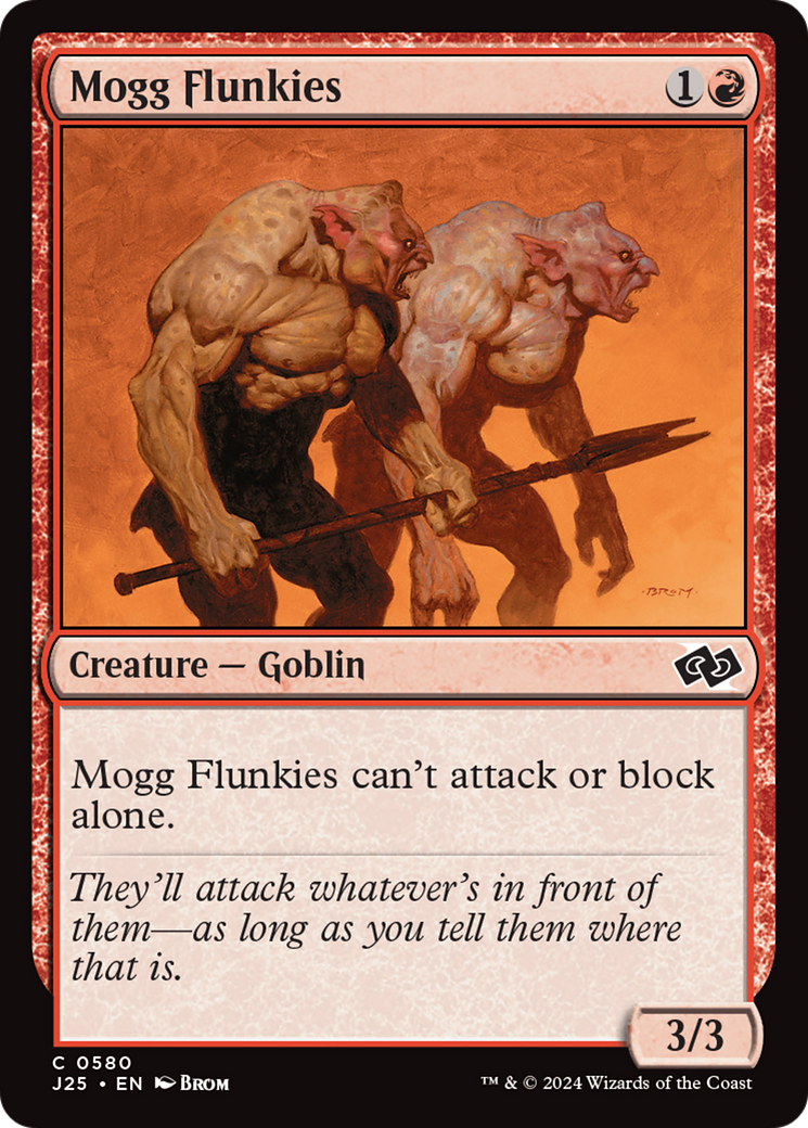 Mogg Flunkies [Foundations Jumpstart] | Mindsight Gaming