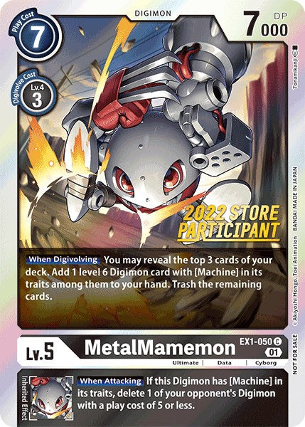 MetalMamemon [EX1-050] (2022 Store Participant) [Classic Collection Promos] | Mindsight Gaming