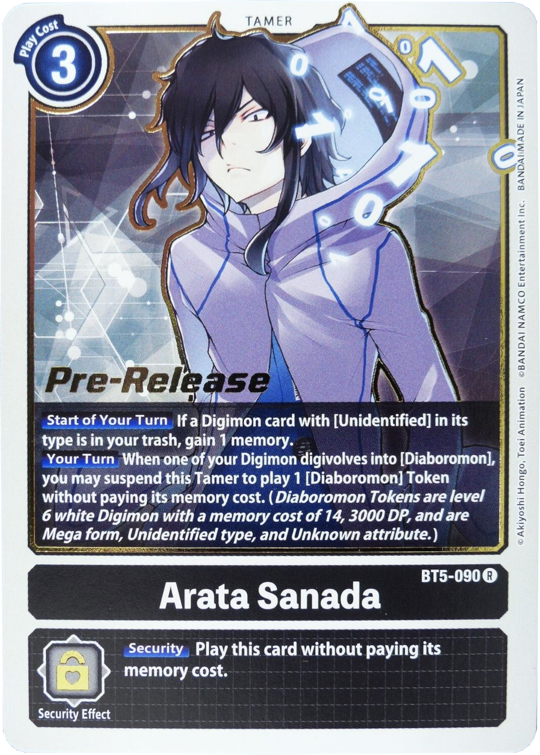 Arata Sanada [BT5-090] [Battle of Omni Pre-Release Promos] | Mindsight Gaming